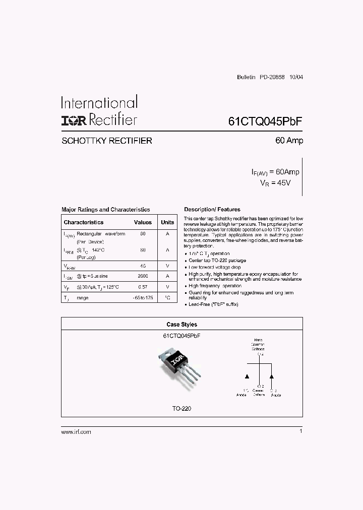 61CTQ045PBF_1200899.PDF Datasheet