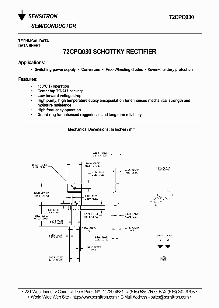 72CPQ030_1201275.PDF Datasheet