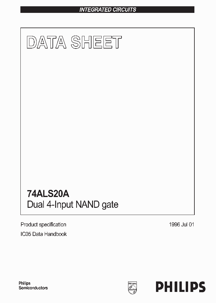 74ALS20A_1087280.PDF Datasheet