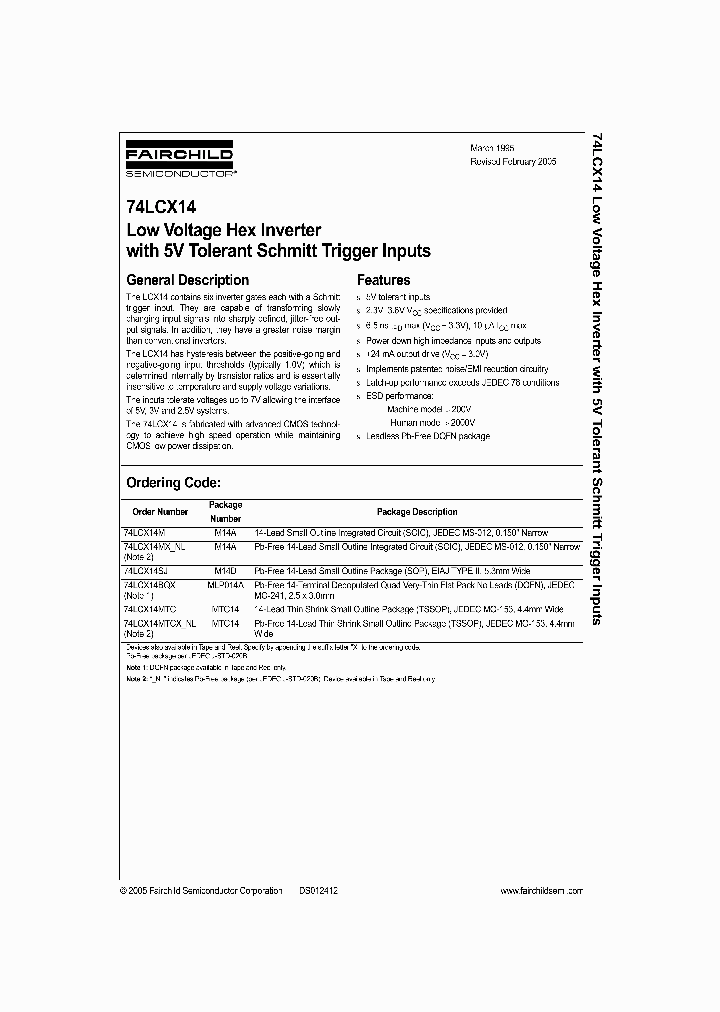 74LCX14SJ_1060349.PDF Datasheet