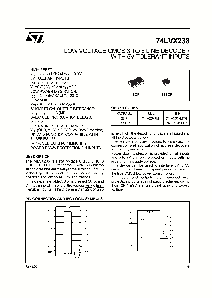 74LVX238TTR_1202905.PDF Datasheet