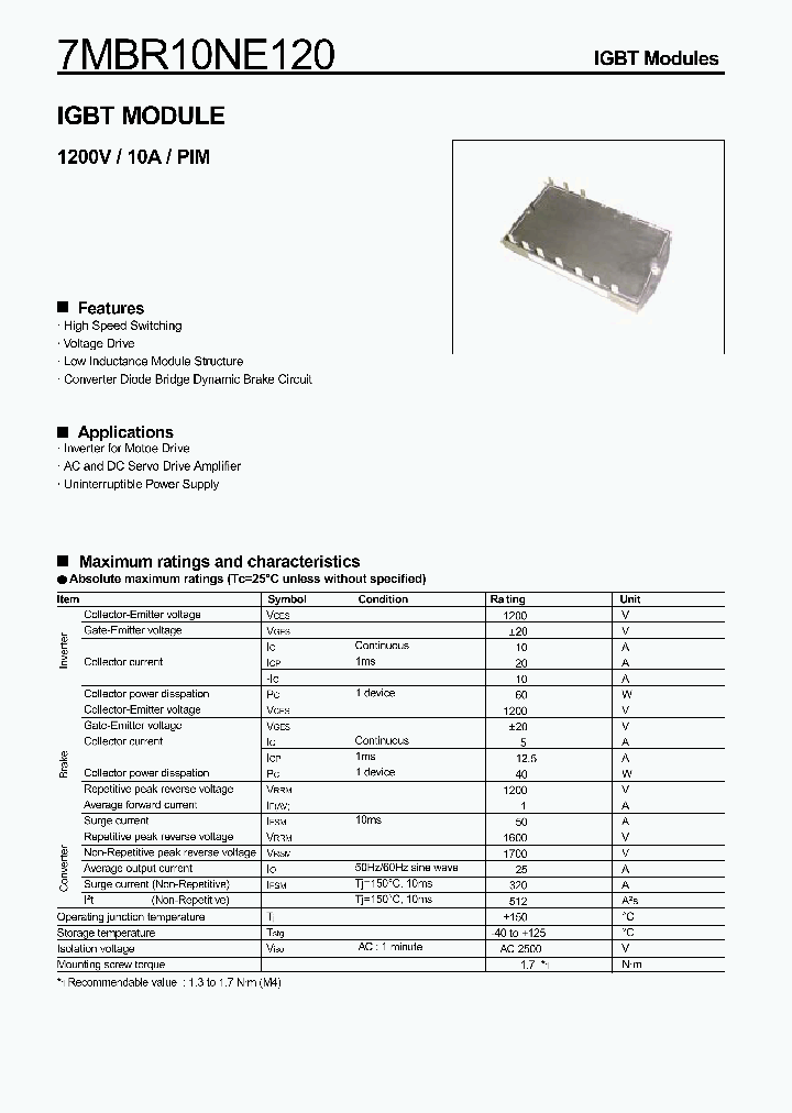 7MBR10NE120_1203455.PDF Datasheet