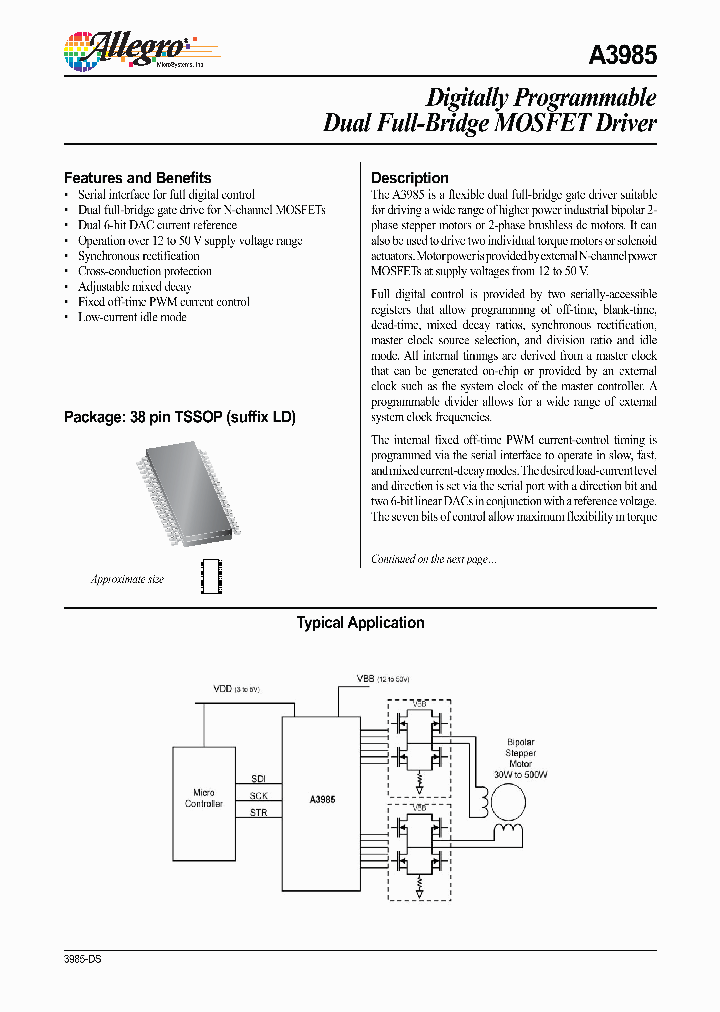 A3985SLDTR-T_1204550.PDF Datasheet