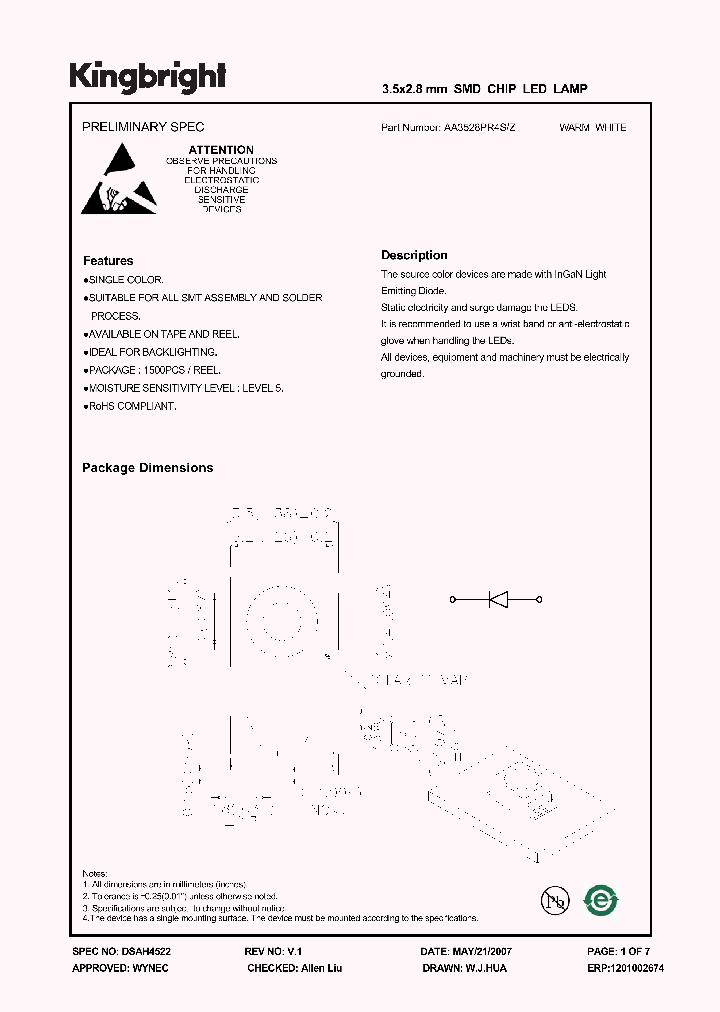 AA3528PR4SZ_1204950.PDF Datasheet