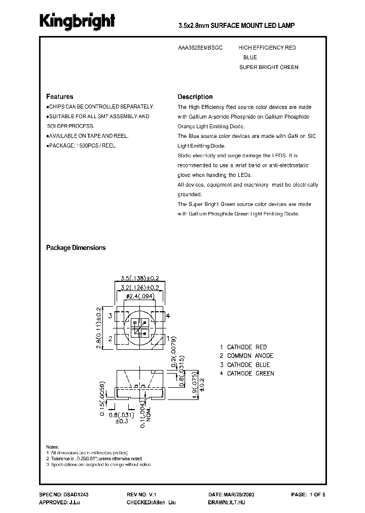 AAA3528EMBSGC_1205010.PDF Datasheet