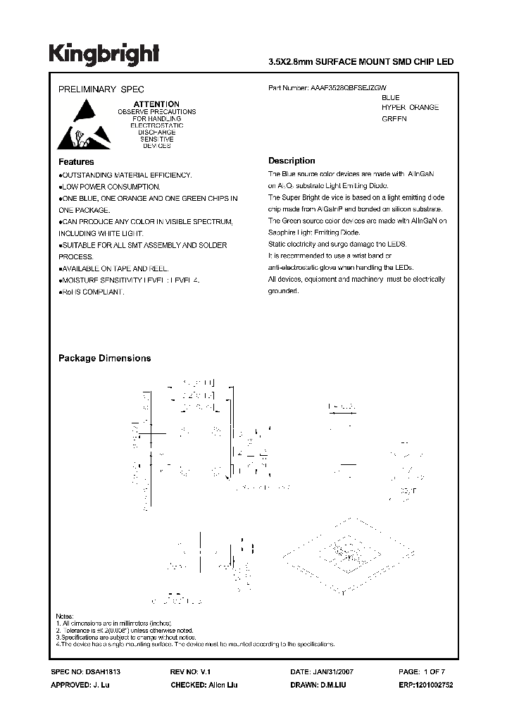 AAAF3528QBFSEJZGW_1205020.PDF Datasheet