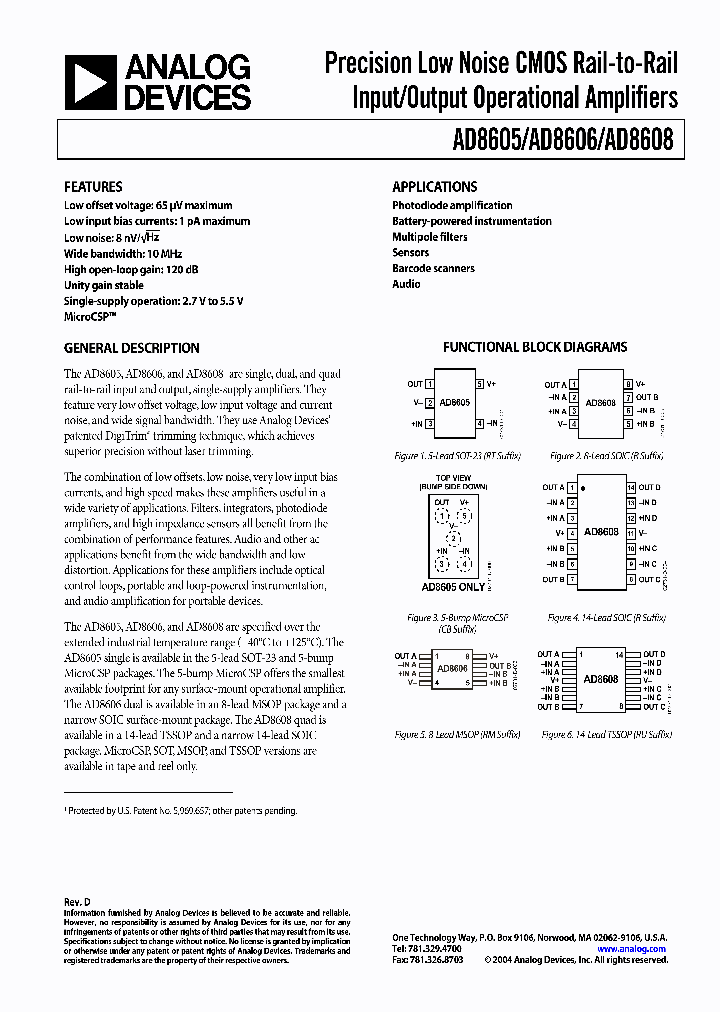 AD8605ARTZ-REEL7_877158.PDF Datasheet