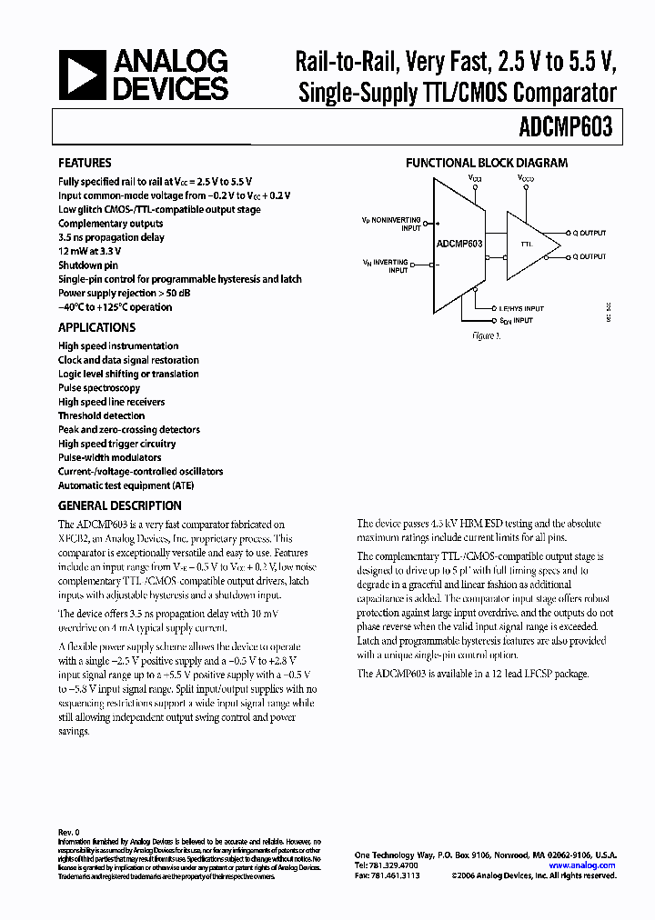 ADCMP603_1108265.PDF Datasheet