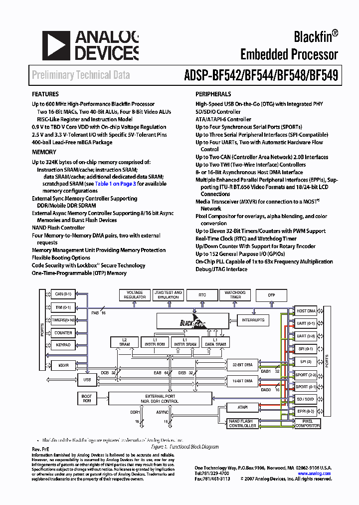 ADSP-BF54207_1100081.PDF Datasheet
