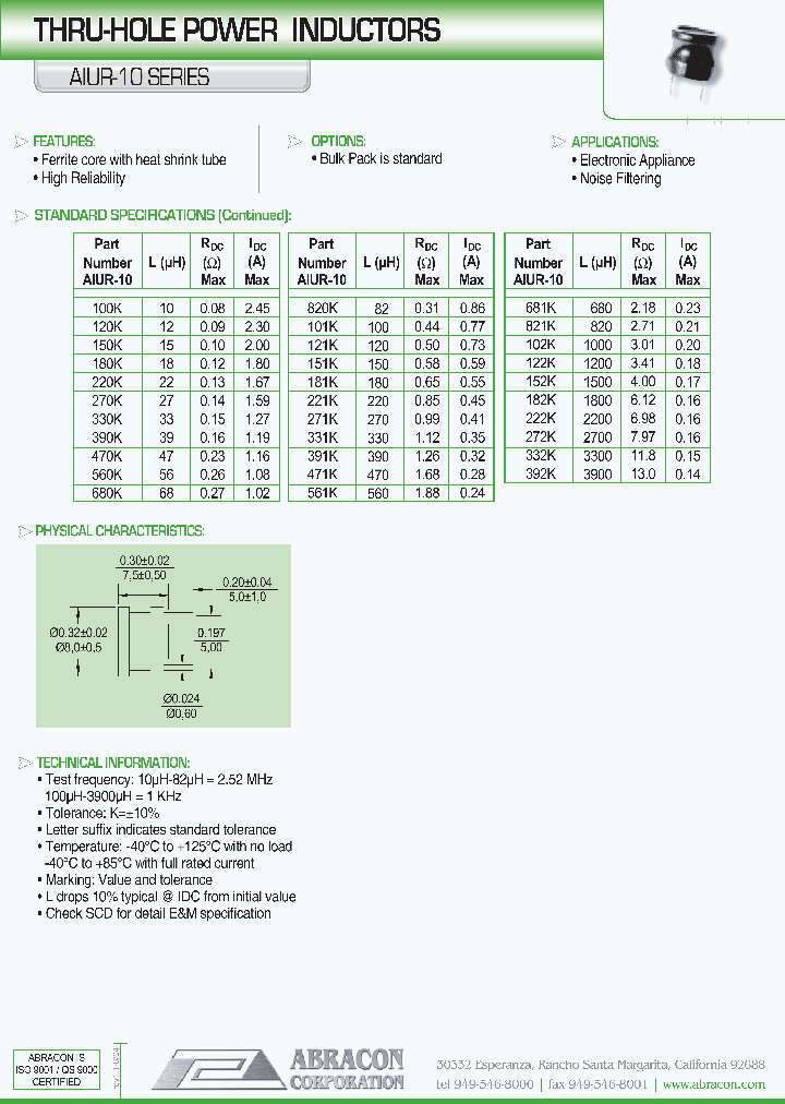 AIUR-10_1208471.PDF Datasheet