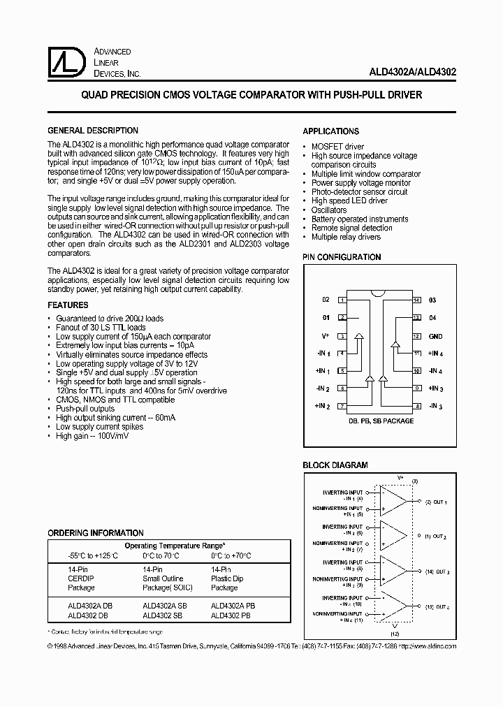 ALD4302SB_1208768.PDF Datasheet