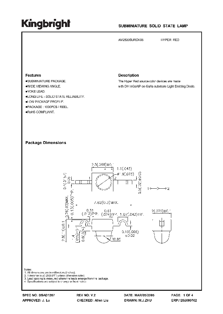 AM2520SURCK08_1134898.PDF Datasheet