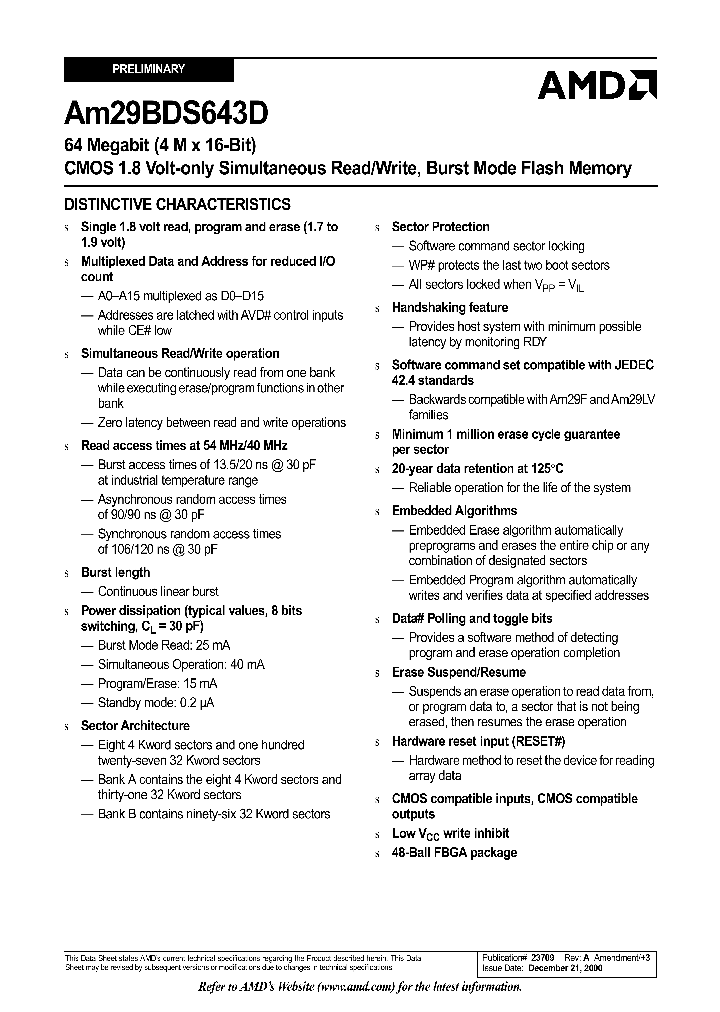 AM29BDS643DT9BWLI_1209088.PDF Datasheet