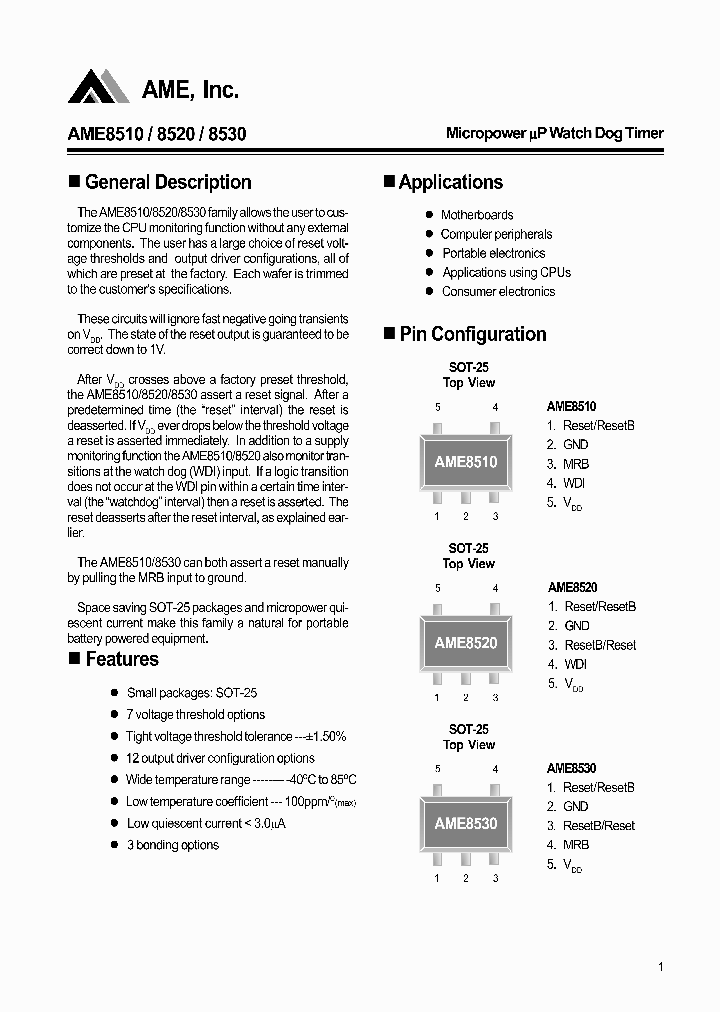 AME8530_1209515.PDF Datasheet