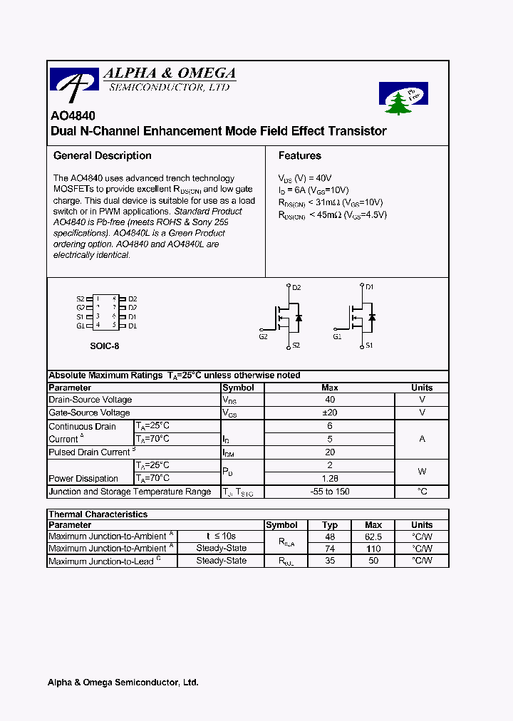 AO4840L_1210199.PDF Datasheet