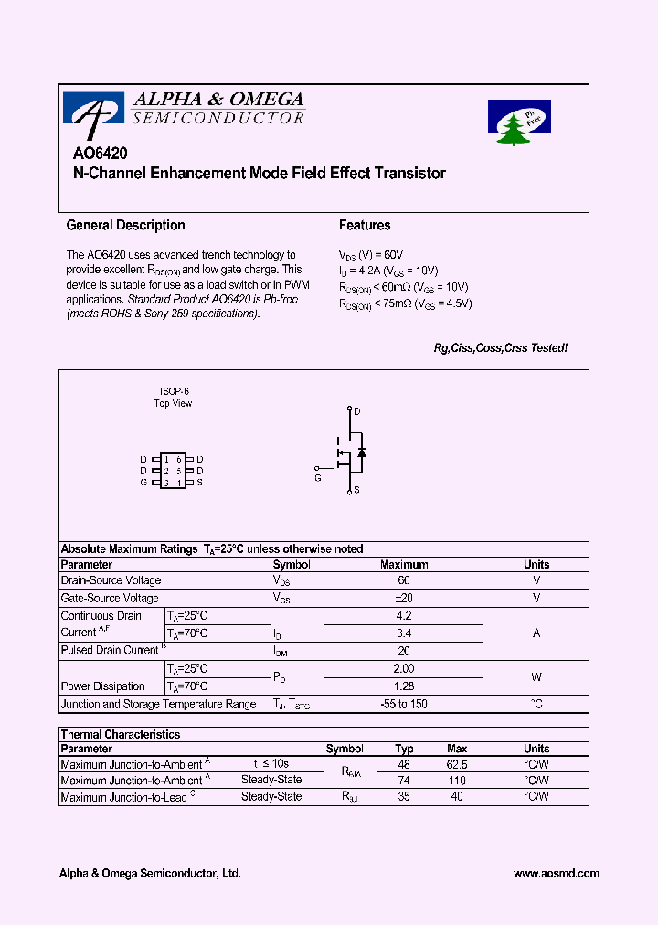 AO6420_1210217.PDF Datasheet