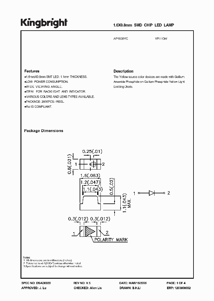 AP1608YC_1210424.PDF Datasheet