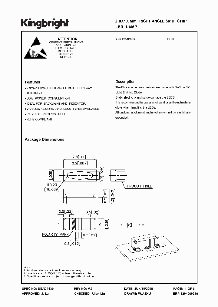 APKA2810MBC_1210961.PDF Datasheet