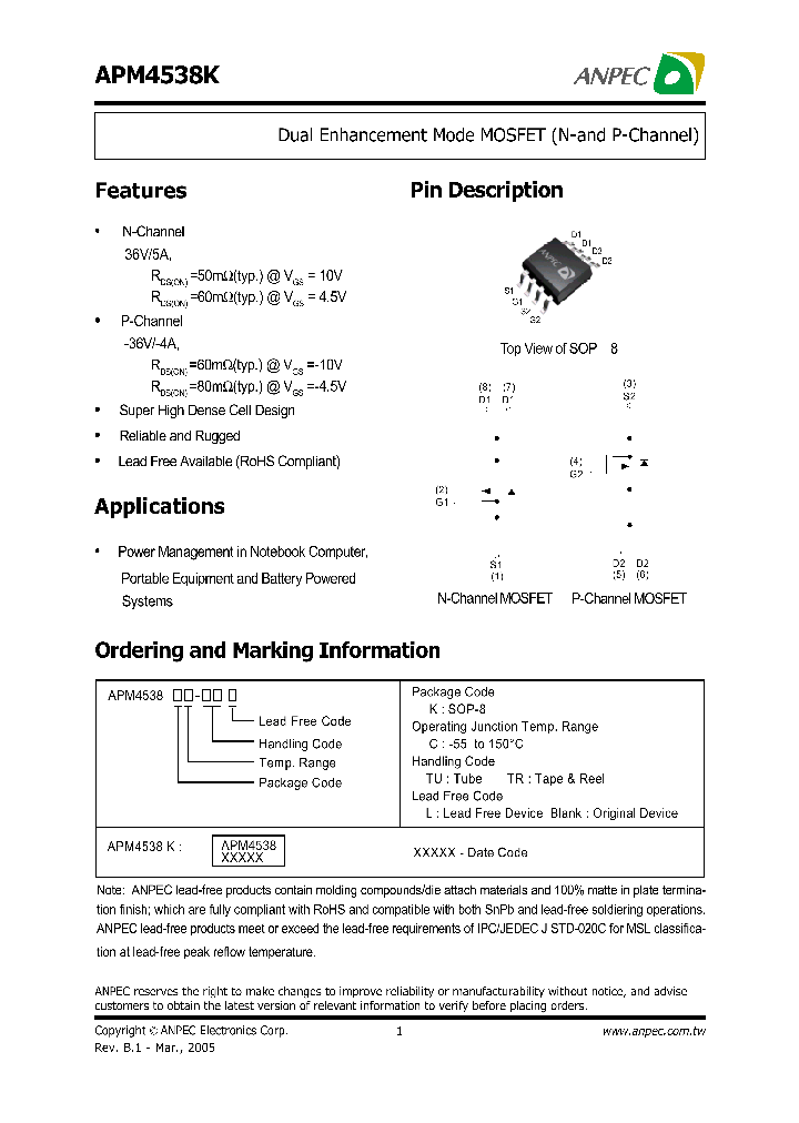 APM4538K_1176223.PDF Datasheet