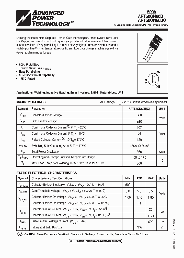 APT50GN60BG_1211741.PDF Datasheet