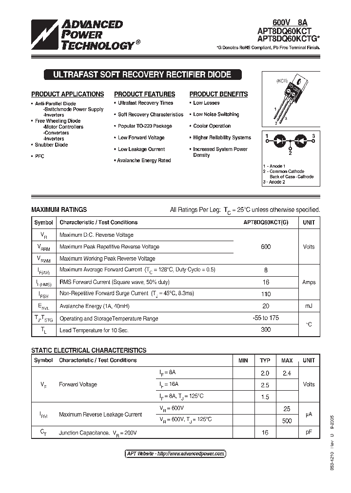 APT8DQ60KCT_1168978.PDF Datasheet