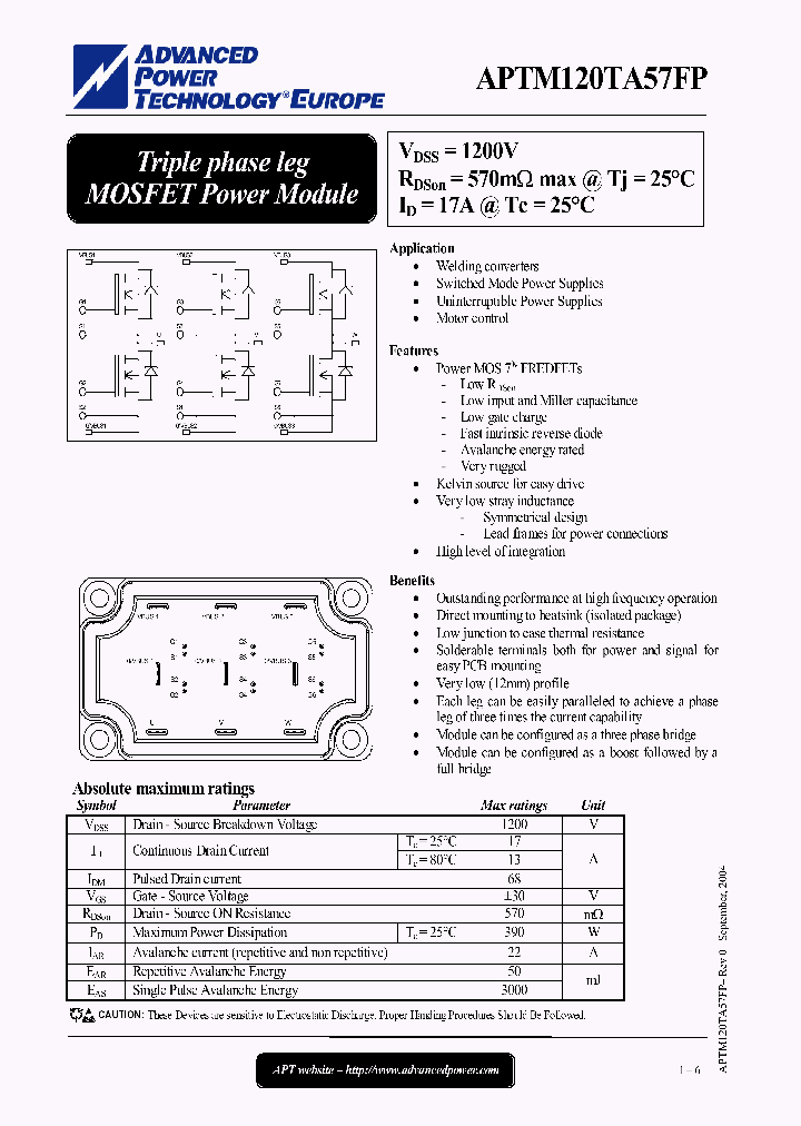 APTM120TA57FP_1212621.PDF Datasheet