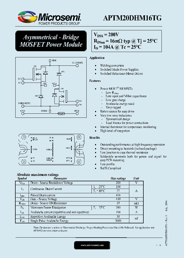 APTM20DHM16TG_1169271.PDF Datasheet