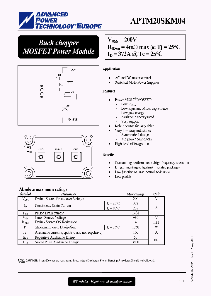 APTM20SKM04_1169255.PDF Datasheet