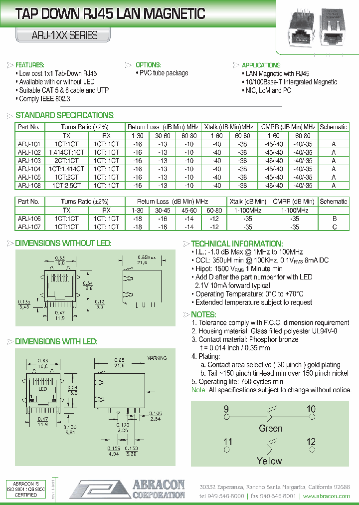 ARJ-1XX_1212987.PDF Datasheet