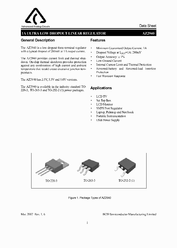 AZ2940T-33_1114975.PDF Datasheet