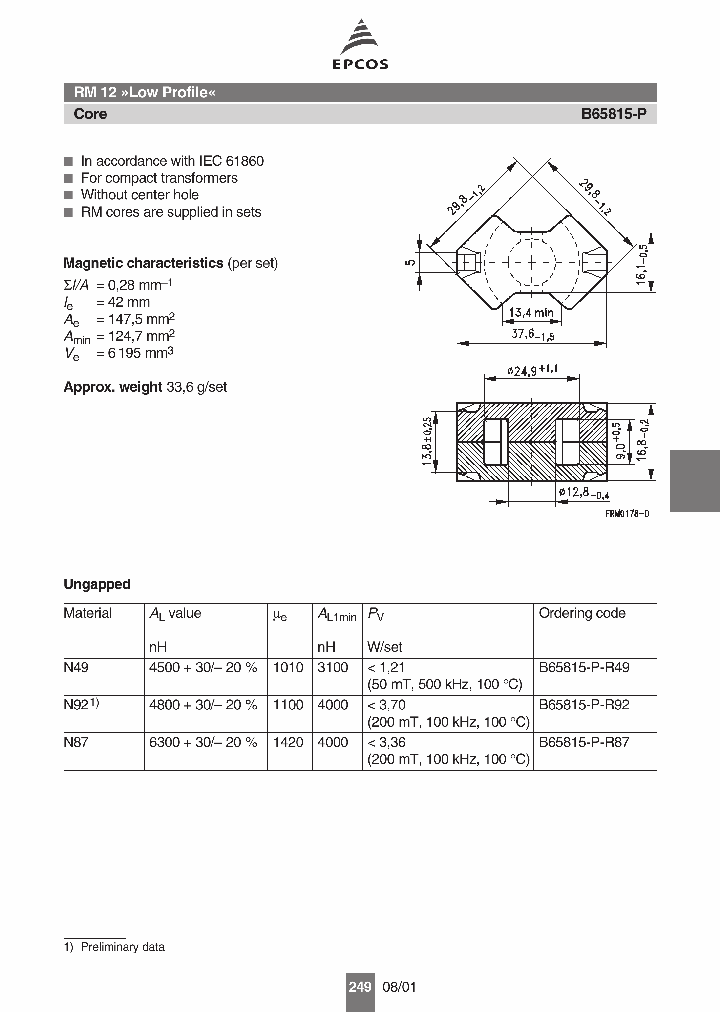 B65815-P-R92_1216205.PDF Datasheet