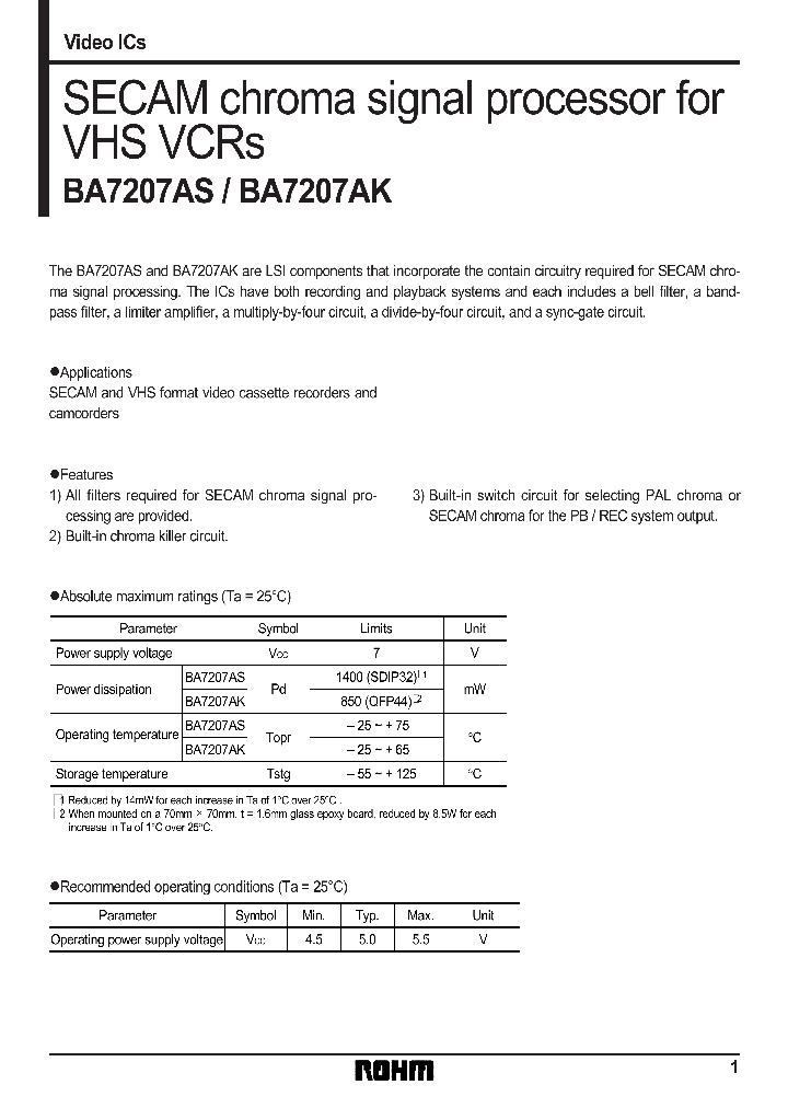 BA7207AS_1216909.PDF Datasheet