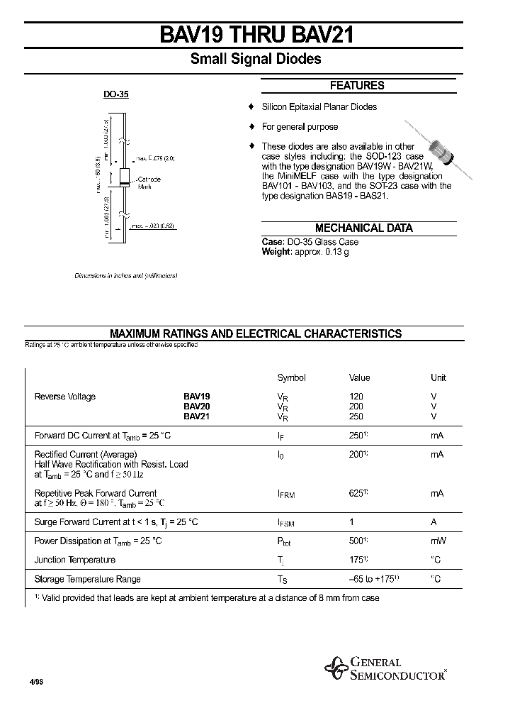 BAV20_1073040.PDF Datasheet