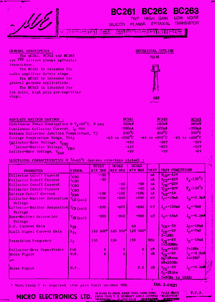 BC263_1217831.PDF Datasheet