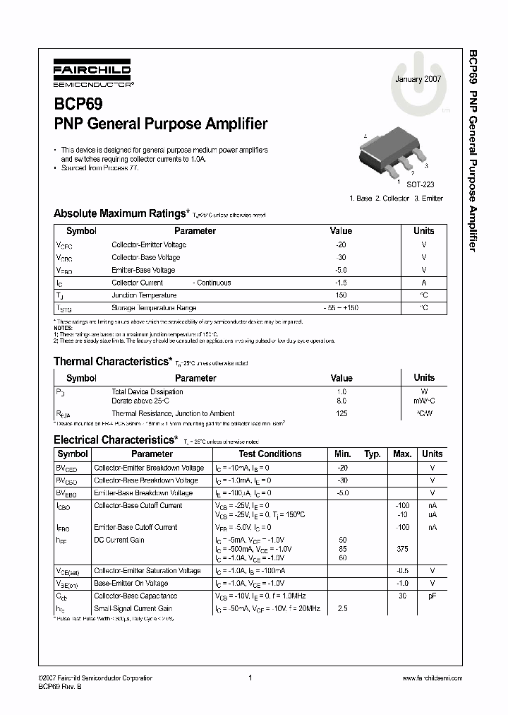 BCP69_1155406.PDF Datasheet