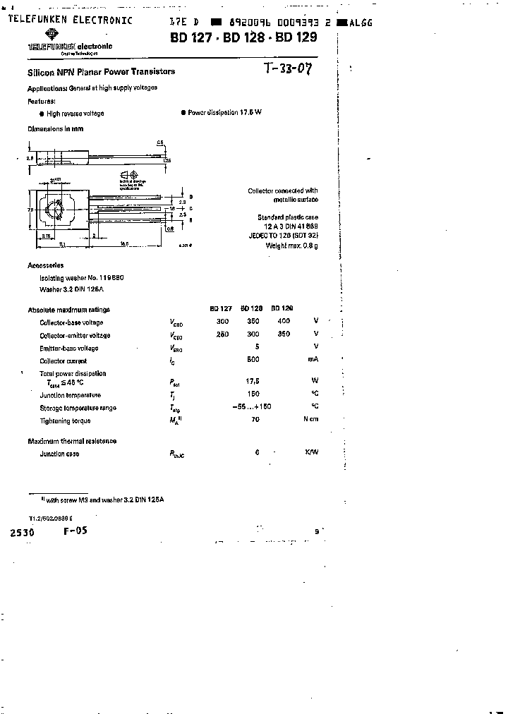 BD129_1218554.PDF Datasheet