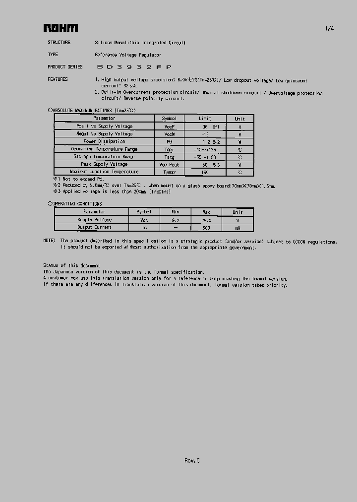 BD3932FP_1148273.PDF Datasheet