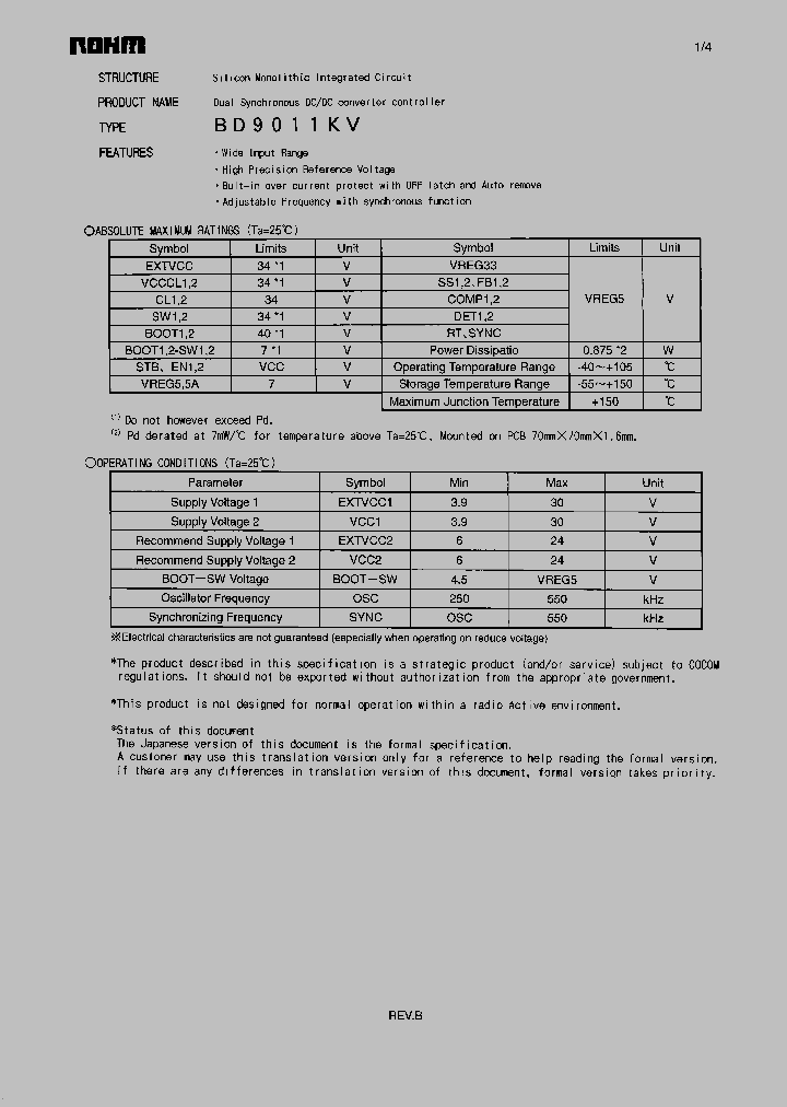 BD9011KV_1159008.PDF Datasheet