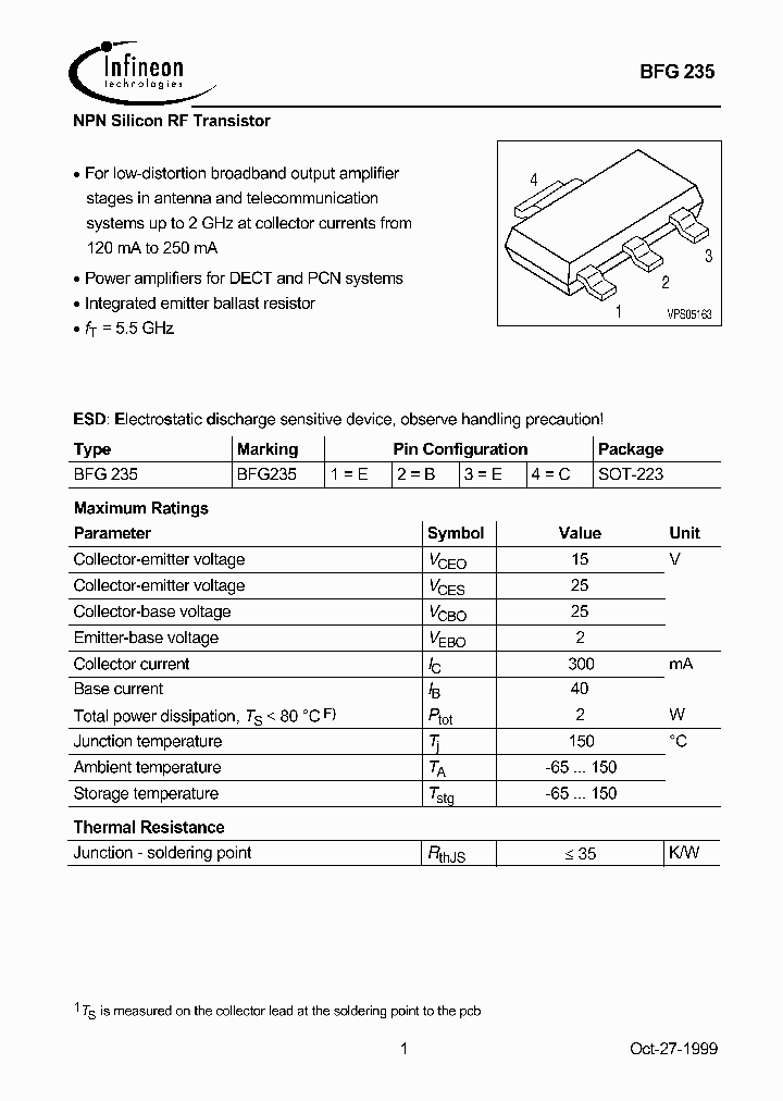 BFG235_1219153.PDF Datasheet