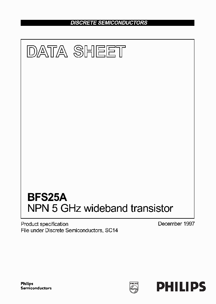 BFS25_1035668.PDF Datasheet