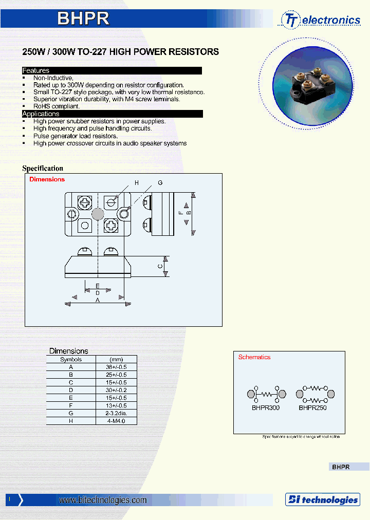 BHPR500500J_1219542.PDF Datasheet