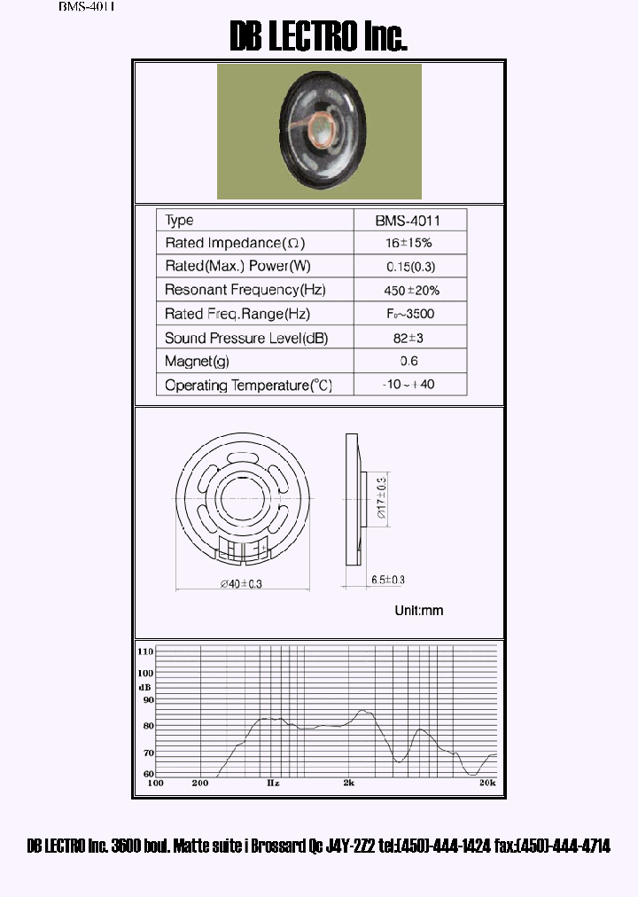 BMS-4011_1219936.PDF Datasheet