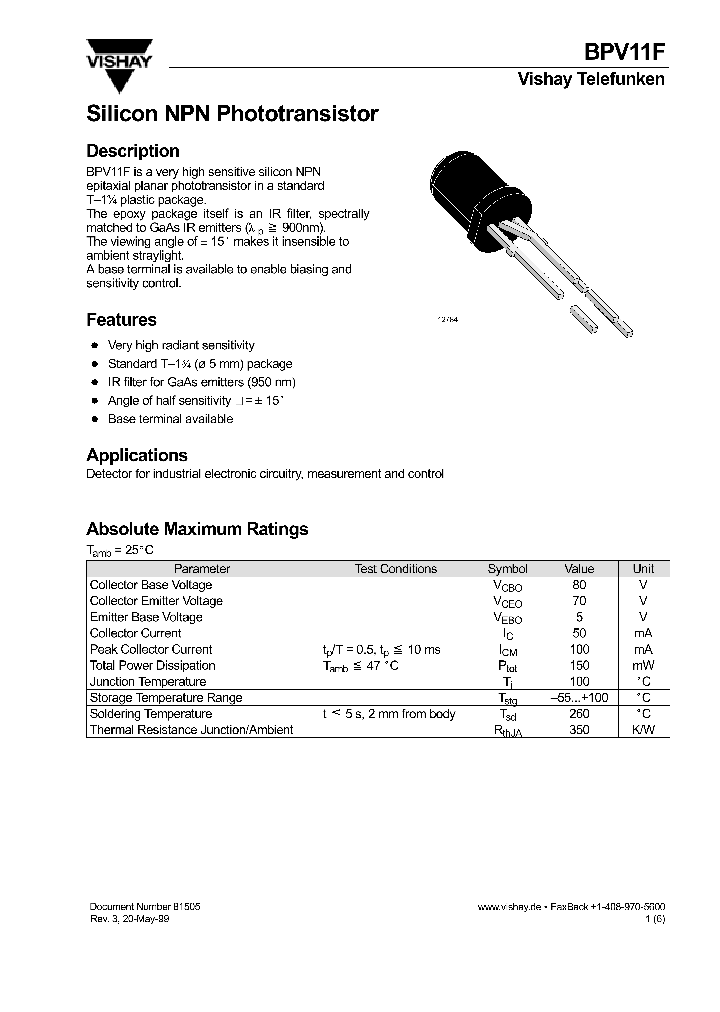 BPV11F_1220070.PDF Datasheet