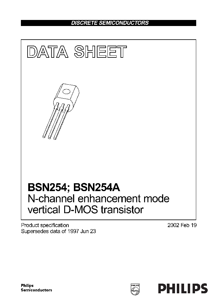 BSN254A_1220660.PDF Datasheet