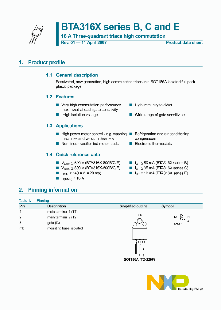 BTA316X-600E_940613.PDF Datasheet