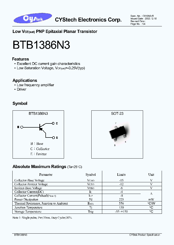 BTB1386N3_1221164.PDF Datasheet