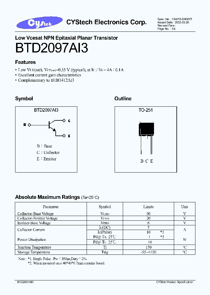 BTD2097AI3_1221239.PDF Datasheet