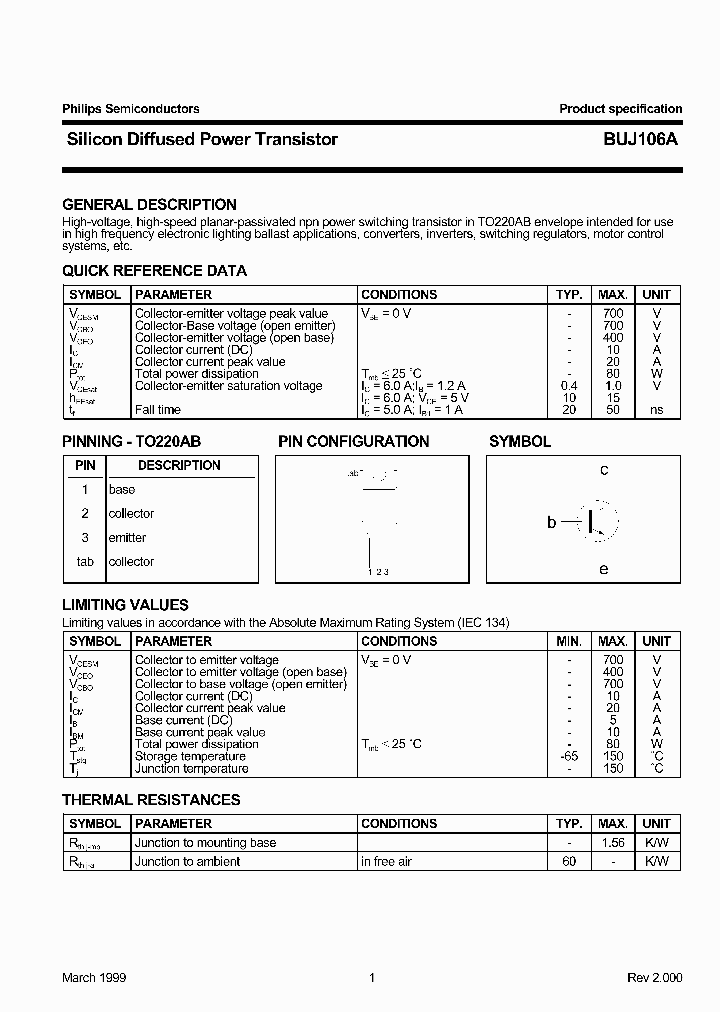 BUJ106A_1221813.PDF Datasheet