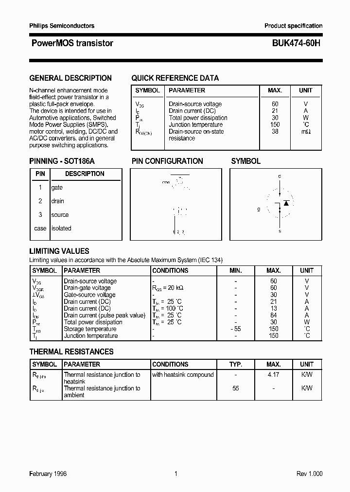 BUK474-60H_1030825.PDF Datasheet