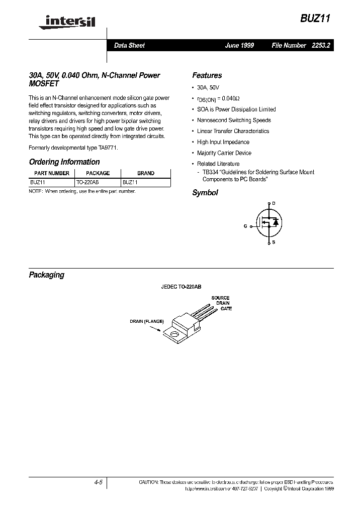 BUZ11_1156893.PDF Datasheet